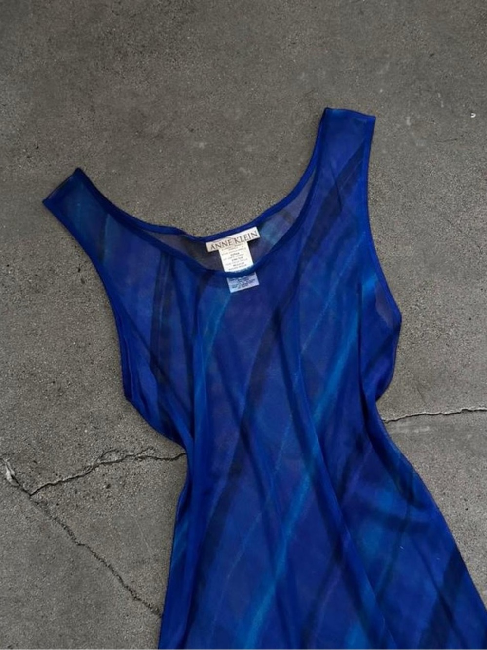 Vintage 90’s Mesh Watercolor Dress